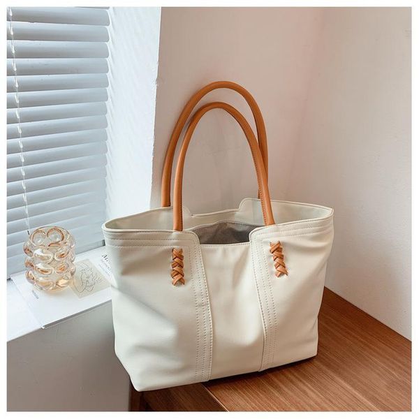 

evening bags trendy large capacity shoulder for women quality pu leather ladies black tote bag solid color female handbag shopping