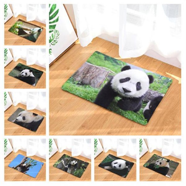 

carpets panda doormat bath kitchen carpet decorative anti-slip mats room car floor bar rugs door home decor gift
