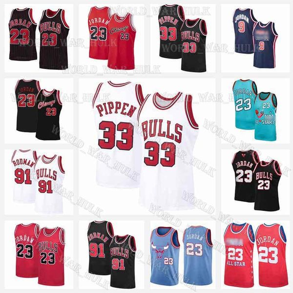 

scottie 33 pippen jerseys 23 michael basketball jerseys dennis 91 rodman college north carolina state university bulls 45 mj mesh chicago, Black;blue