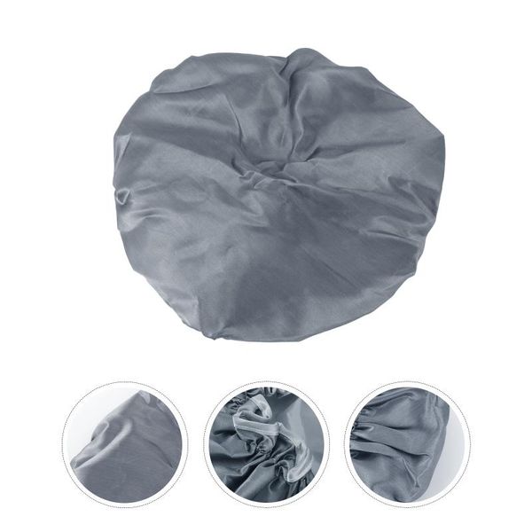 

shower caps 1pc thickened double layer waterproof elastic for men (grey)