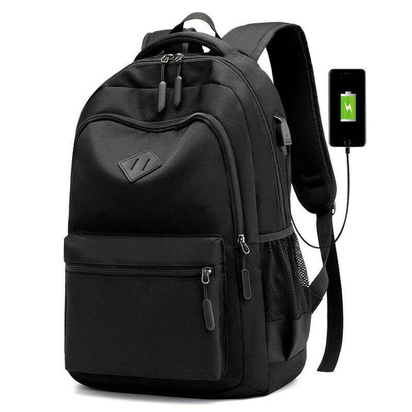 

backpack men women waterproof laptravel school bag with usb charging port us