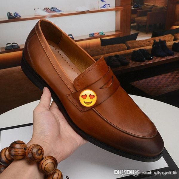 

designers mens shoes casual plus size leather luxury designers social driving brands fashion dress moccasins men loafers, Black
