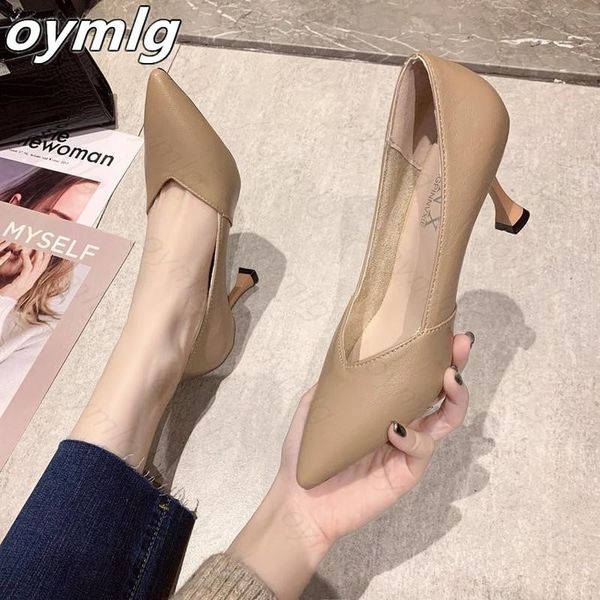

dress shoes office lady pointed toe pumps heels women boat spring autumn zapatos mujer woman stiletto, Black