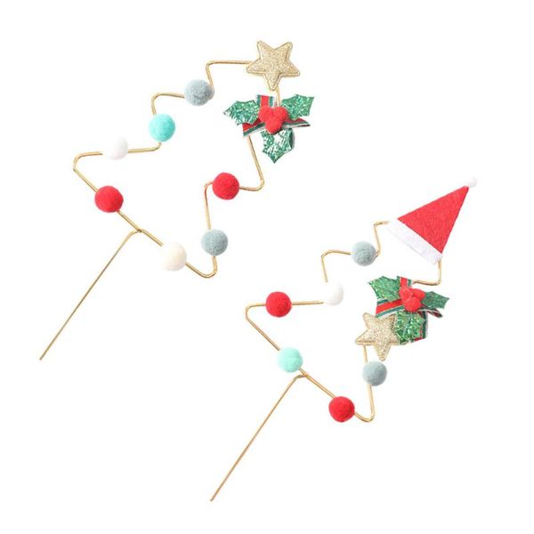 

other festive & party supplies 2pcs christmas cake ers tree ornaments