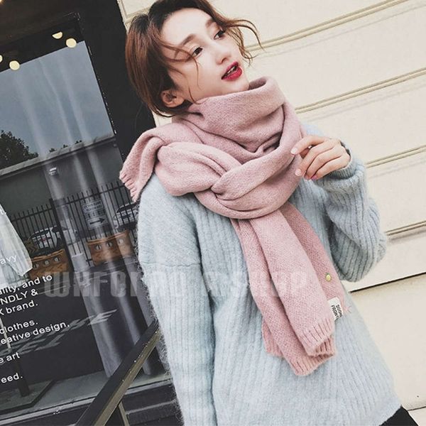 

pineapple scarf for women in autumn and winter, Blue;black