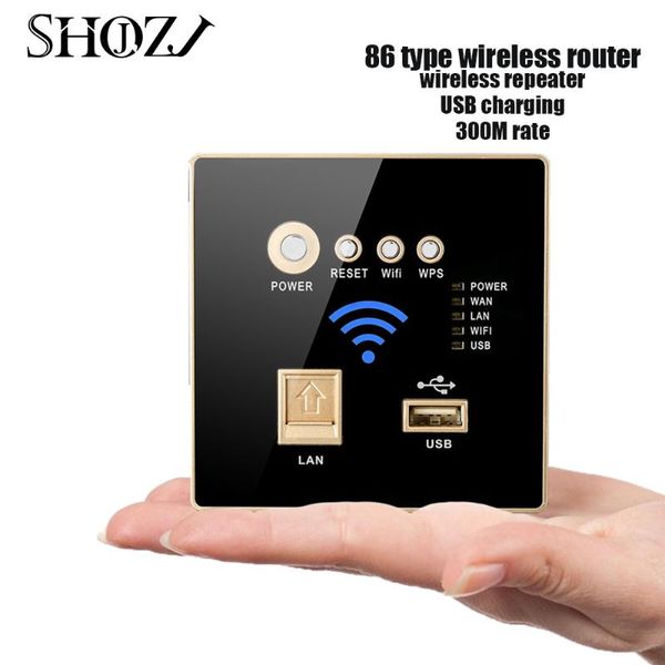 

smart power plugs 300mbps ap wireless router 220v supply relay wifi extender built-in wall 2.4ghz usb panel socket shzjoj