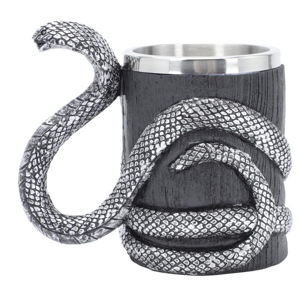 

mugs 1pc exquisite water drinking cup stainless steel creative (silver black)