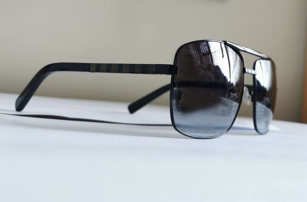 

black attitude square sunglasses grey shaded men vintage sunglasses shades uv400 eyewear with box, White;black