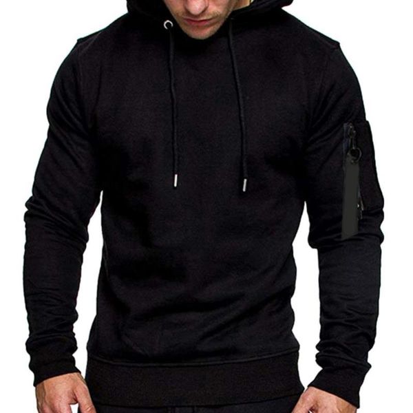 

men's hoodies & sweatshirts mens hoodie fashion casual camouflage print drawstring hooded long sleeve pullover jumper sweatshirt men cl, Black