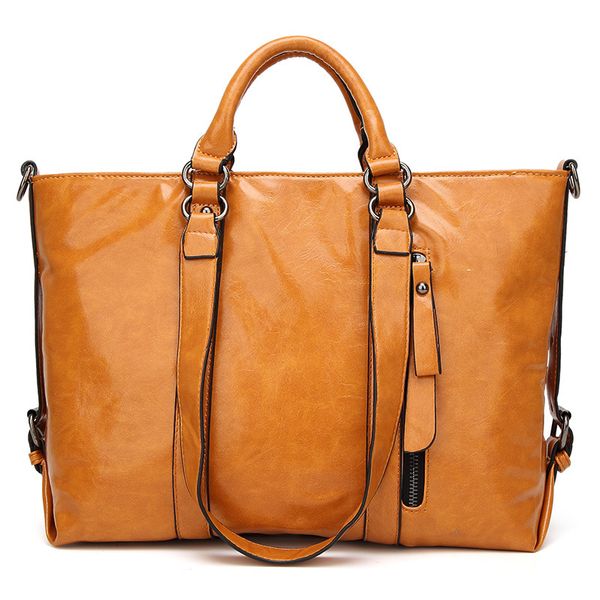 

oil wax handbag wholesale fashion shoulder bag lady vintage motorcycle bag special offer promotions