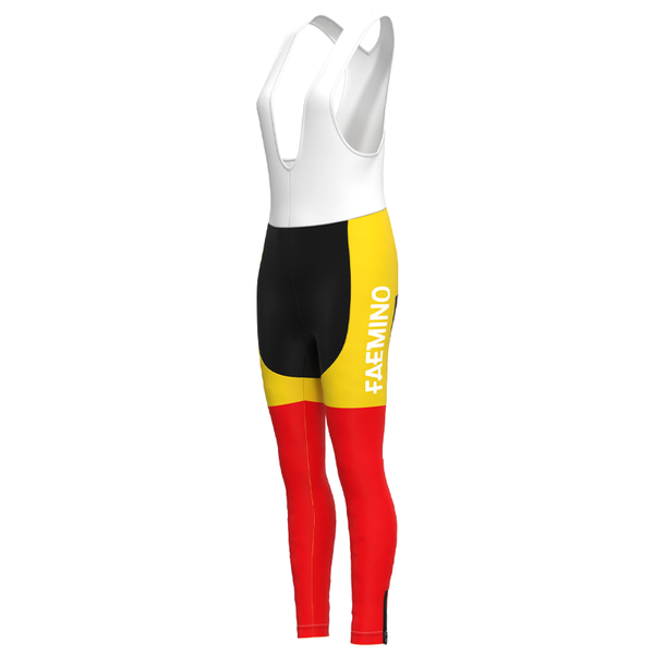 

racing pants 1962 competition faemino team retro woman cycling trousers triathlon mtb bike skinsuit gel pad pantalÃ³n ciclismo mujer, Black;blue