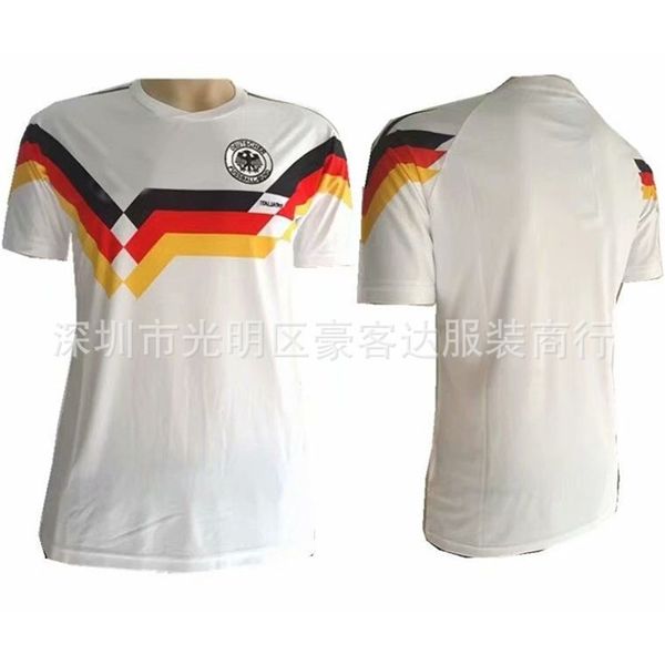 

1990 german home thai version of football suit individual number delivered on the same day, Gray