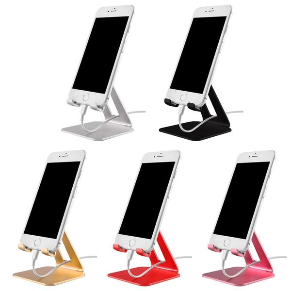 

cell phone mounts & holders universal alloy holder deskmount dock non-slip mobile phones stand desk for smart
