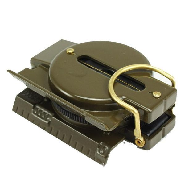 

outdoor gadgets portable green folding lens compass multifunctional marine car