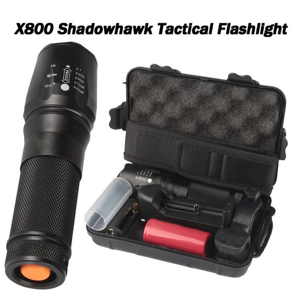 

bike lights ultra bright 6000lm x800 tactical led zoom torch g700 long lasting brightness portable camping