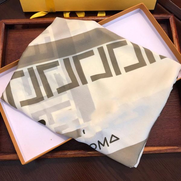 

designer silk jacquard women scarves high quatity spring and summer knit scarf letters classic headband scarfs shawl plaid hijab 3 colour, Blue;gray