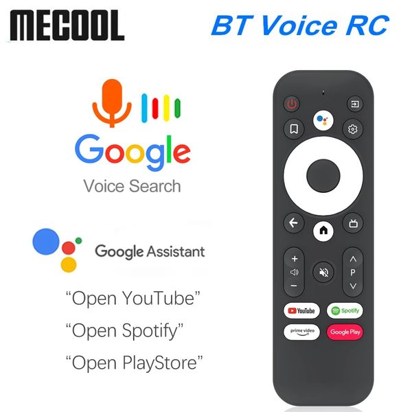 Sostituzione del telecomando vocale originale Mecool KM7 BT per TV Box Android vocale certificato Google KM7