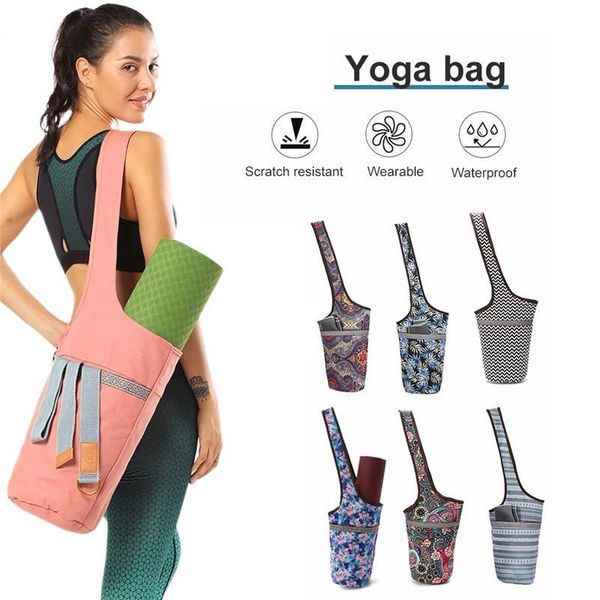 

outdoor bags portable yoga mat bag fashion sports tote storage shoulder backpack sling carrier fitness supplies