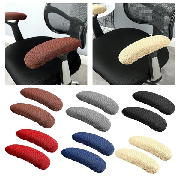

chair covers 2pcs stretch arm armrest computer office desk protector