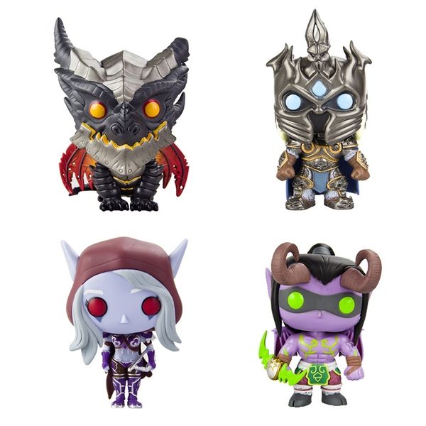 

funko pop around world warcraft game wings of death lich king hand made tabledoll