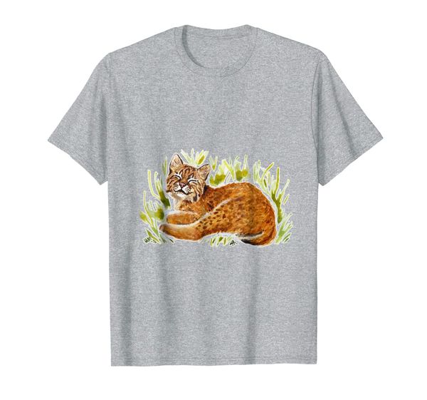 

Shamrock Bobcat Watercolor T-shirt, Mainly pictures
