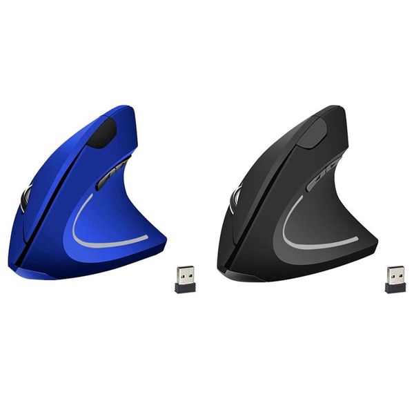 

keyboard mouse combos 2x wireless battery vertical optical fifth generation ergonomic blue & black