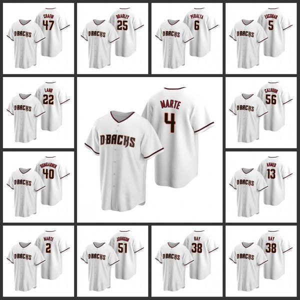 

arizona diamondbacks men kole calhoun archie bradley david peralta eduardo escobar jake lamb replica home women youth jersey, Black