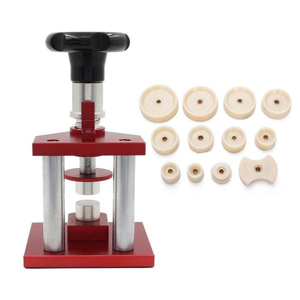 

repair tools & kits watch screw type precise crystal bezel back case closer cover press capping machine with dies tool