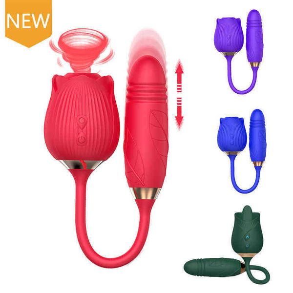 Nxy Vibrators Drop frete Novo impermeável silicone rosa sexo brinquedos clitóris chupar vibrador vibratório para mulher 0106