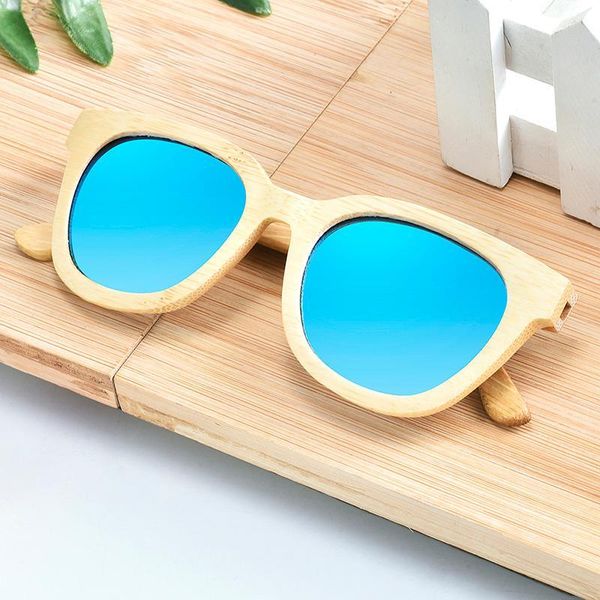 

eyewears 3 lunette women de sunglasses soleil gift colors polarized box bobo men wood glasses femme bird frame in unique hleau, White;black