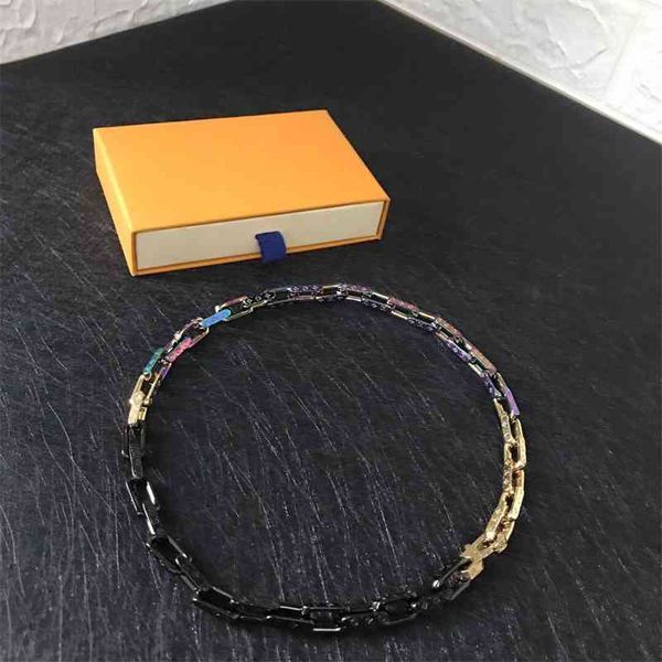 

luxury high-end fashion girl accessories l 1:1 clover quenching bamboo fire ladies necklace neck jewelry, Silver