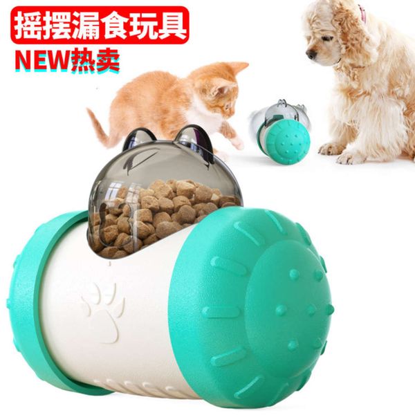 

new tumbler leaker cat dog puzzle interactive swing bear slow food ball pet toy
