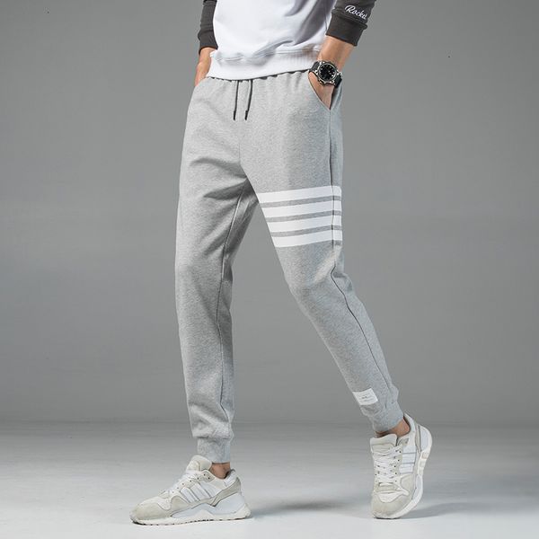 

2021 pants 4xl autumn new men's casual sweatpants solid street trousers men joggers oversize brand 1gc1, Black