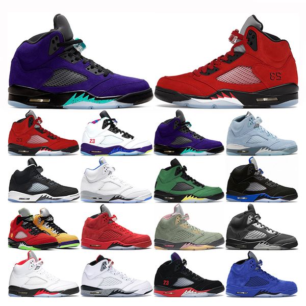 

5s men basketball shoes 5 jumpman anthracite bluebird raging race oreo fired red hyper royal alternate mens sports sneakers trainers