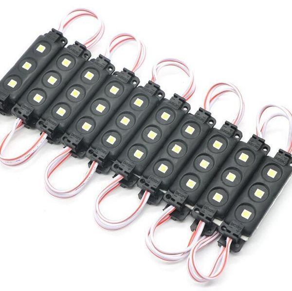 

rgb 3leds black shell injection led module 12v dc 0.75w rgb /white/warm white/red/green/blue/yellow led module signs