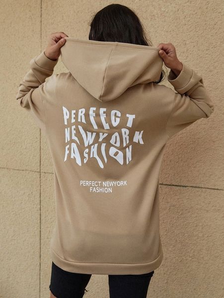 

letter graphic zip up drop shoulder drawstring hoodie a15a#, White;black