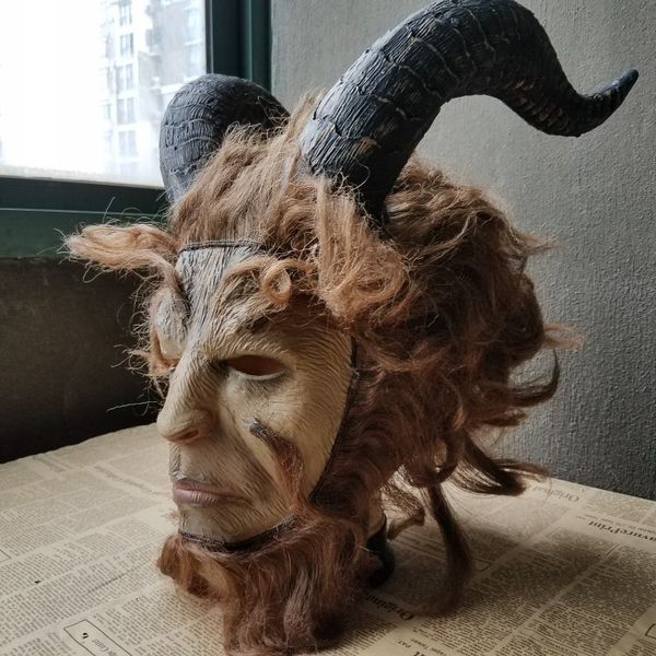 

party mask soulman / gorgeous beauty and beast real people can wear film television performance props prince horror ghost