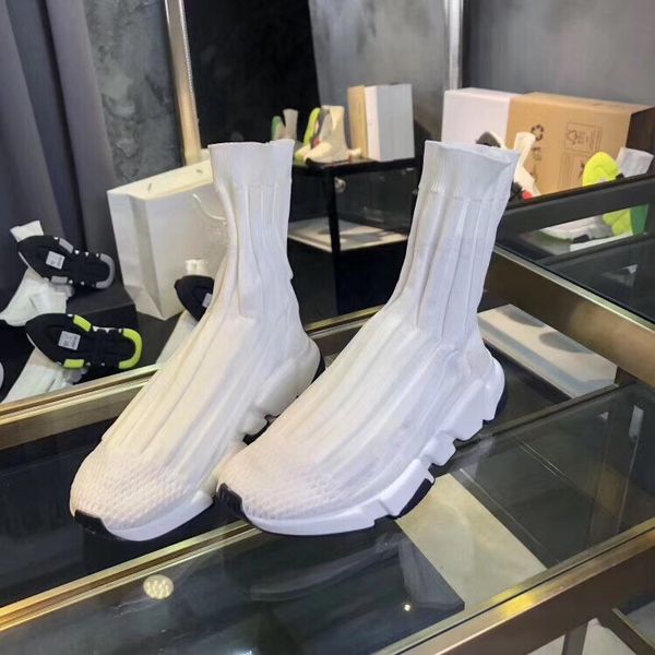

alexander 2021 designer sock sports speed trainers trainer luxury women men runners casual shoes sneakers fashion socks boots platform sneak, Red;white