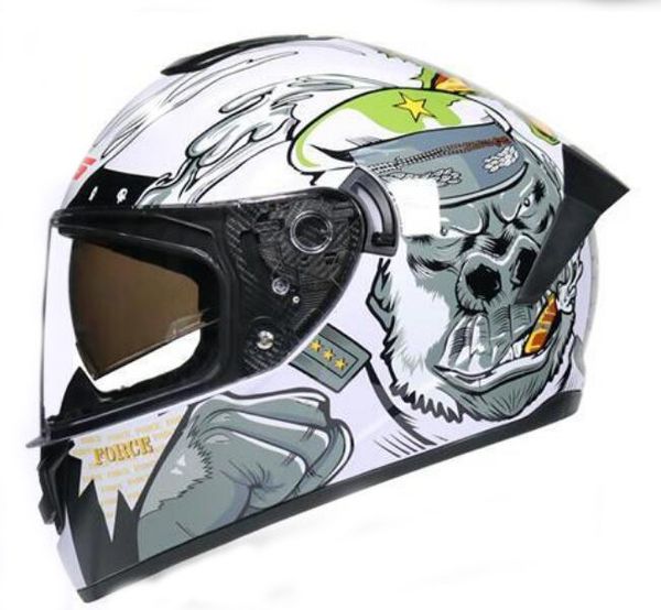 

motorcycle helmet double-lens open face helmet summer racing running helmet men and women autumn and winter dual-purpose protective equipmen