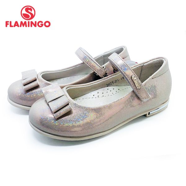 

flamingo new arrival bowknot decora spring& summer hook& loop outdoor school shoes for girl 202t-z1-1922/1923 210312, Black;red
