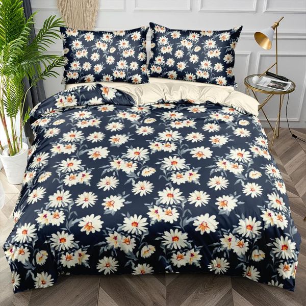 

bedding sets floral design set fashion flower duvet cover quilt covers 3-piece bed linen double single king size custom beddings