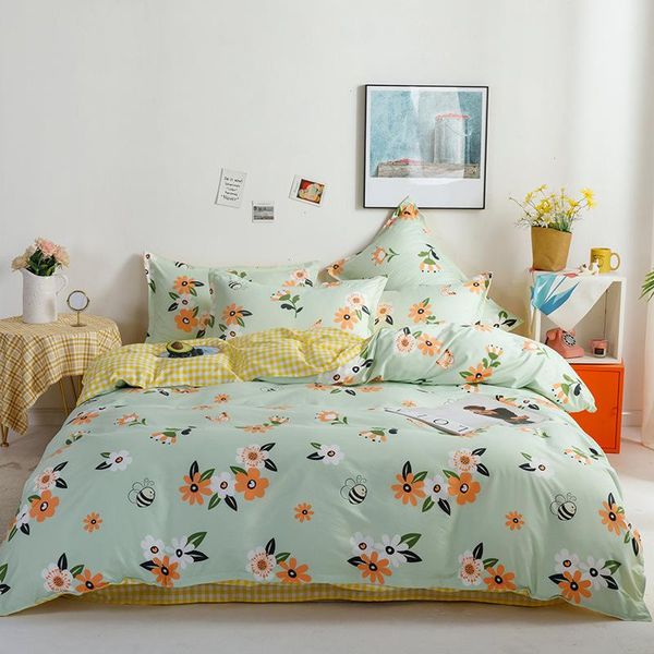 

bedding sets couple duvet cover  bed sheet set cute linen bedspread for home