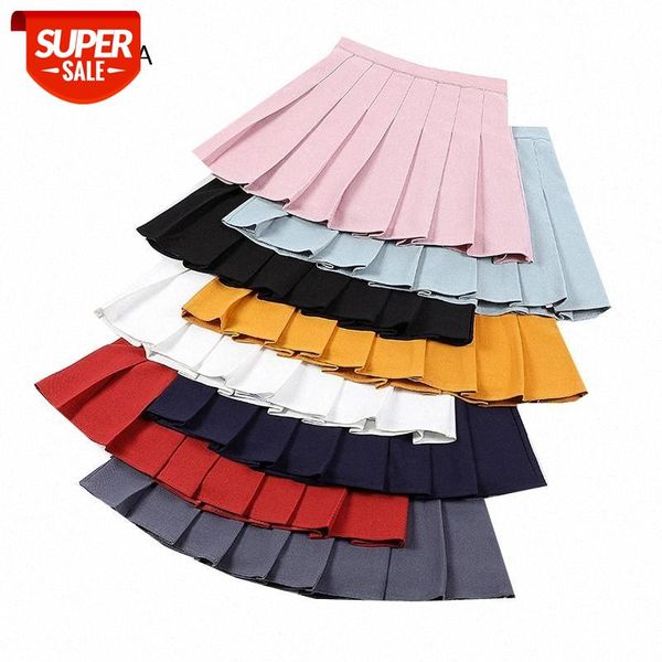 

women fashion high waist pleated skirt sweet ladies girls dance mini skirts preppy style sailor skirt slim waist skirts womens #pa3b, Black