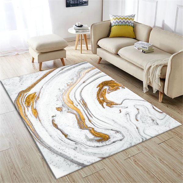

white marble pattern abstract nordic style rug anti-slip bath floor mat fashion washable bedside bedroom rug floor mat for table