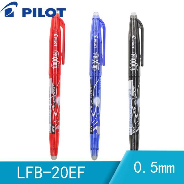 

gel pens pilot frixion erasable ink pen 1 pcs lfb-20ef medium tip 0.5 mm for student office writing supplies stationery