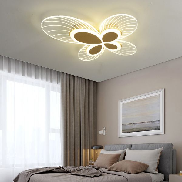 

modern ceiling light led chandelier for home decoration room be fourth interior lamp kitchen acrylic butterfly petal 02n1