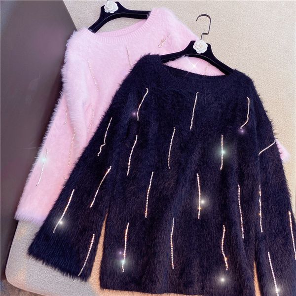 

2021 new winter fashions around the neck long sleeve tyle sweet decoration sweatpants style 40hj, White;black