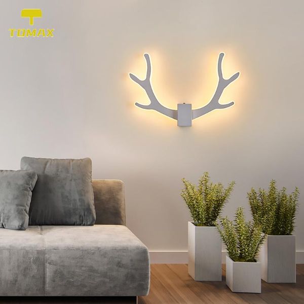 

led wall light antler shape warm light modern minimalist style, suitable for living room, corridor, bedroom