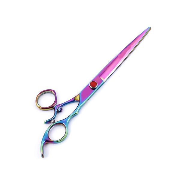 

hair scissors upscale professional 8 inch rainbow flying shears pet dog small animal rotary handle grooming cut cutting