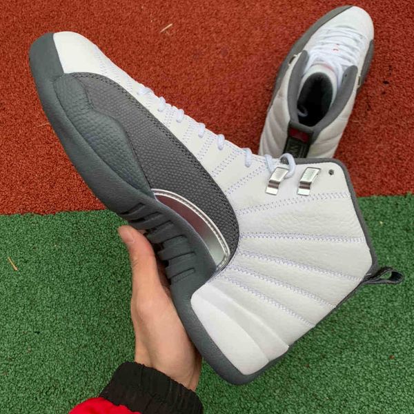 

selling jumpman 12 dark grey high mens basketball shoes 12s fashion sneakersb366